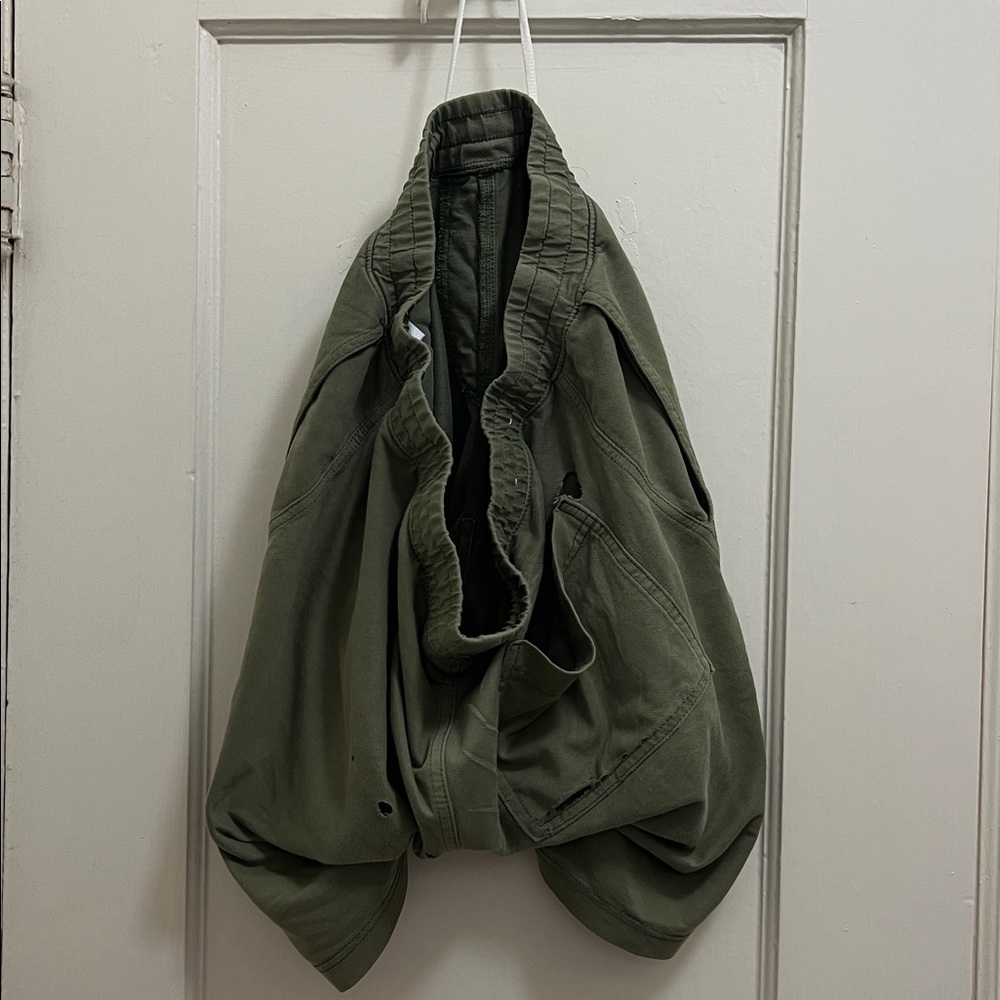 Olive Green Men's Shorts - Picture 7 of 7